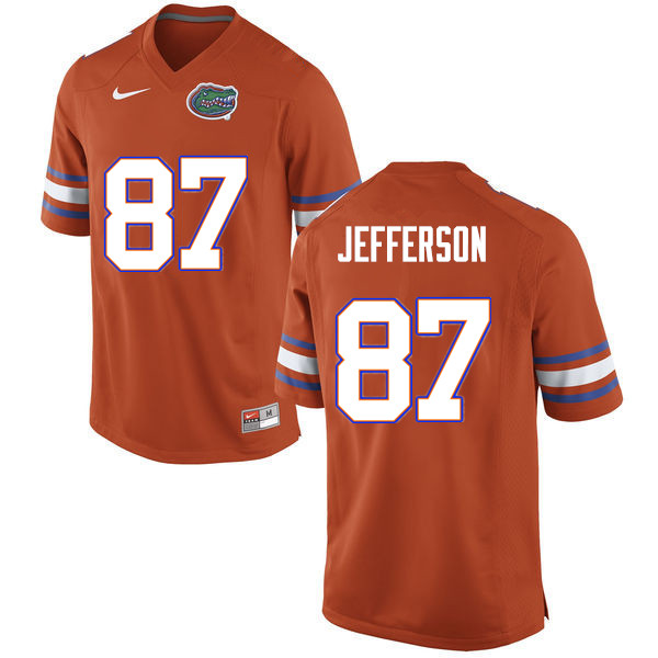 Men #87 Van Jefferson Florida Gators College Football Jerseys Sale-Orange - Click Image to Close
